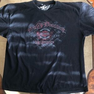 Harley-Davidson Black Graphic T-Shirt for Men